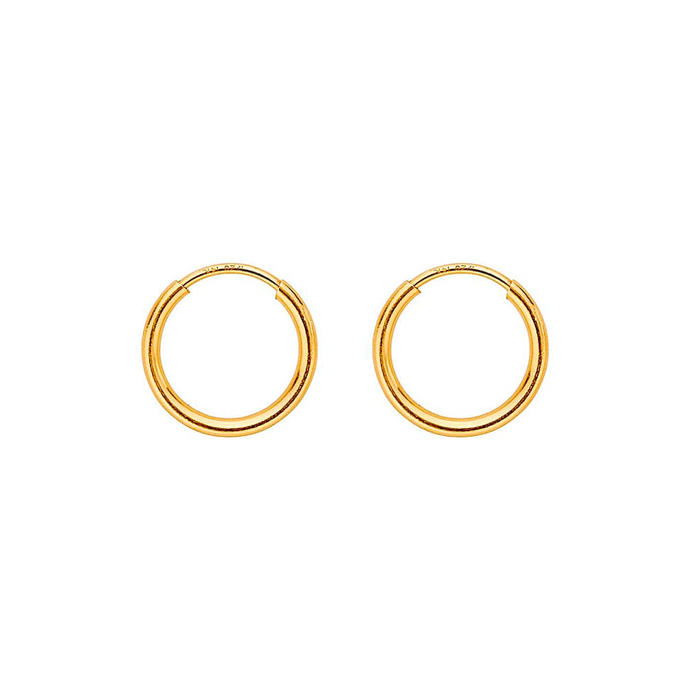 Argolla Hoop Pia 14MM GOLD FILLED 14/20 KT Argolla Hoop Pia 14MM GOLD FILLED 14/20 KT