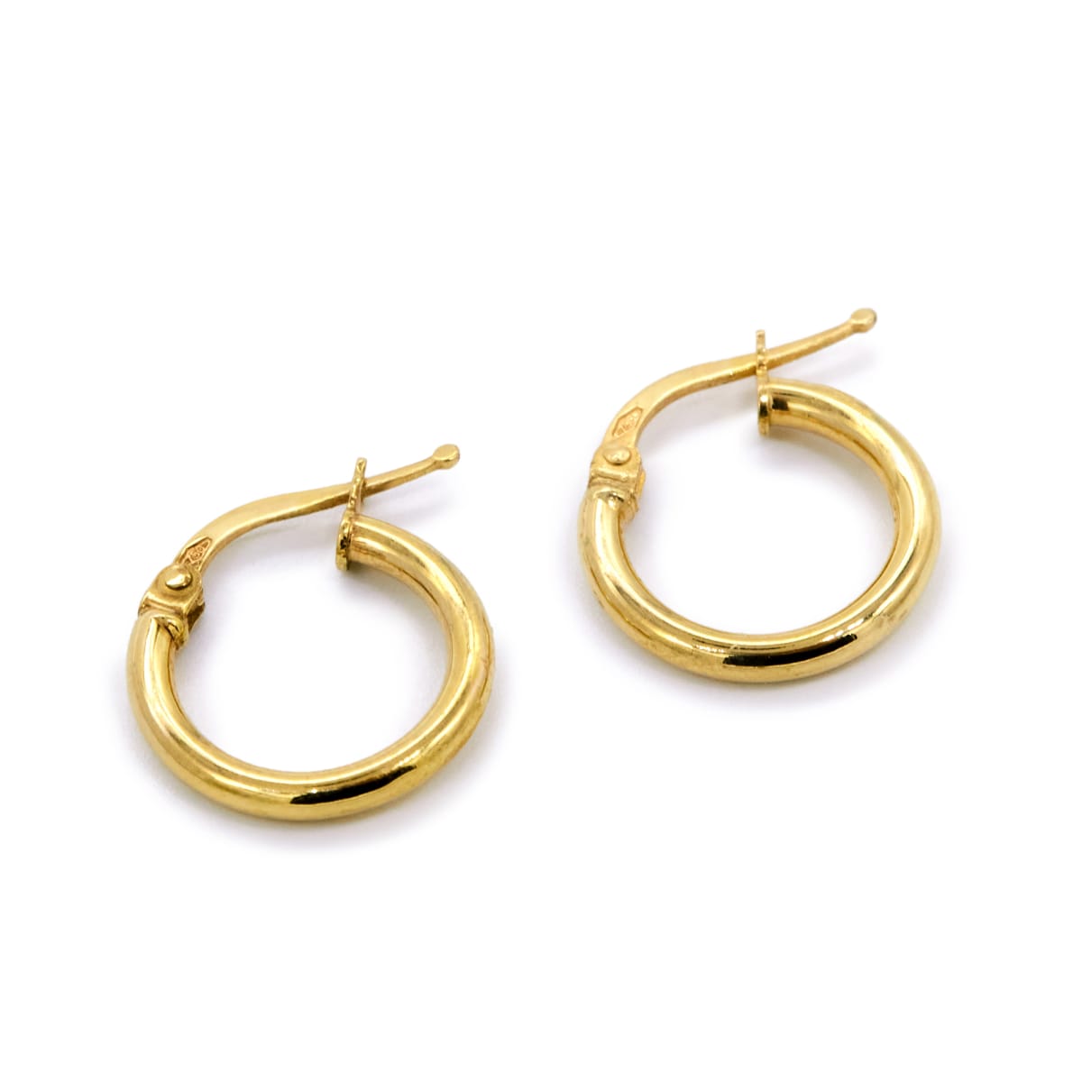 Argollas Hoops 16 mm Oro 18Kt Argollas Hoops 16 mm Oro 18Kt