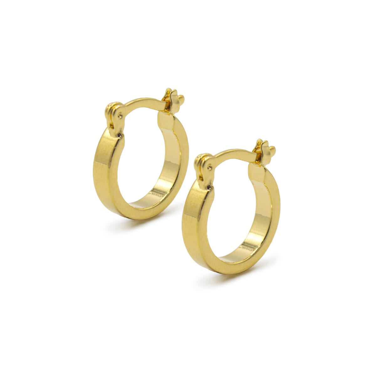 Argollas Cinta Sistema 15MM LAMINADO EN ORO 18/20 MICRAS Argollas Cinta Sistema 15MM LAMINADO EN ORO 18/20 MICRAS