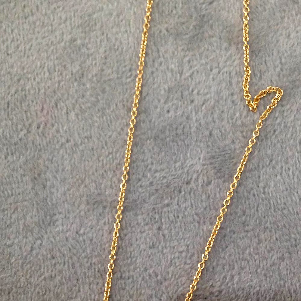 Cadena Argolla Forza 45 cm Oro 18KT Cadena Argolla Forza 45 cm Oro 18KT
