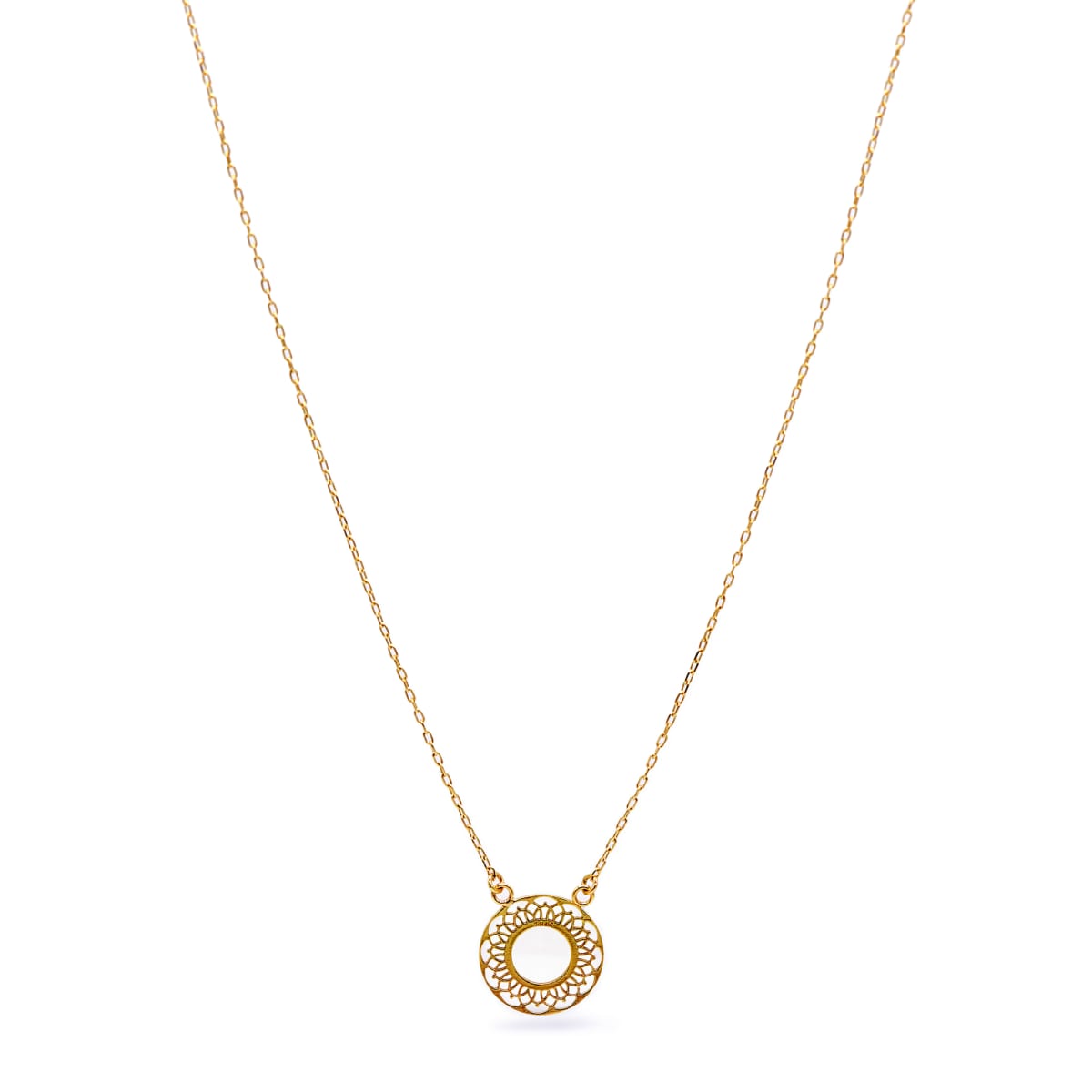 Collar Mandala Renacer Oro 18 Kt Collar Mandala Renacer Oro 18 Kt