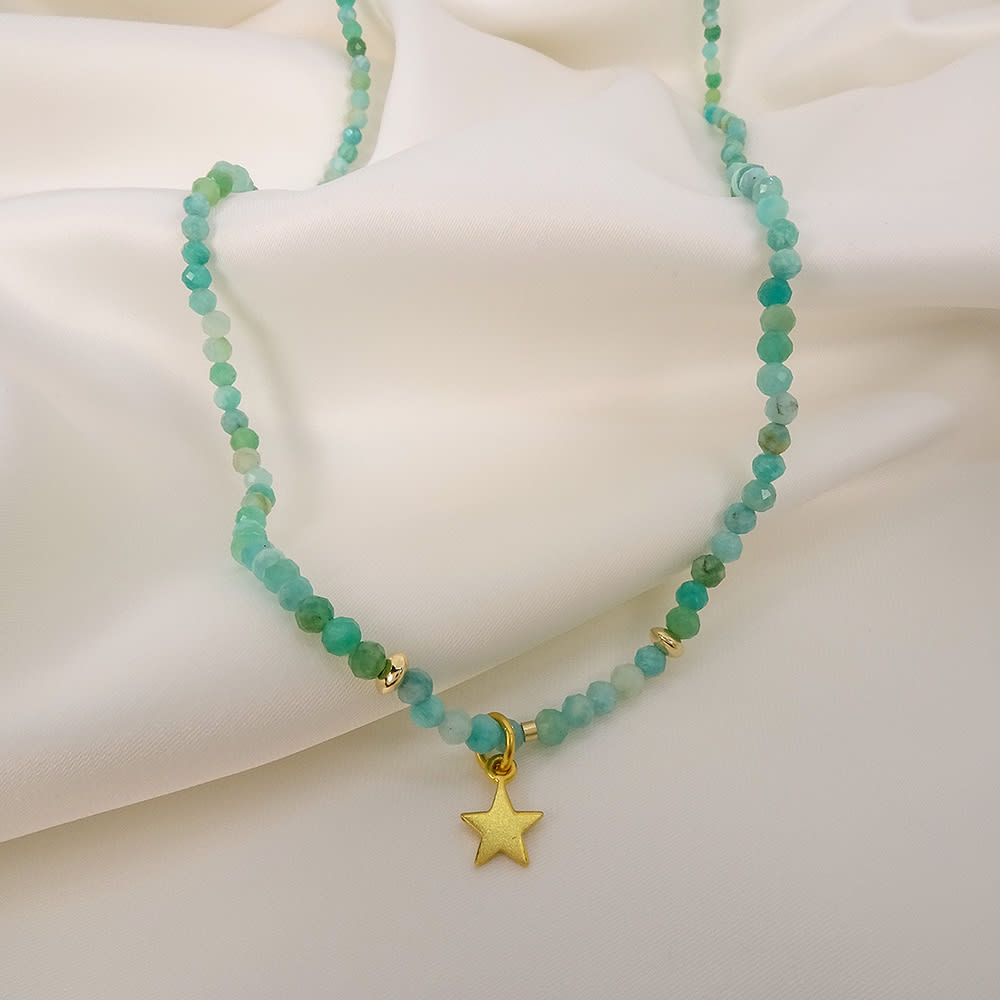 Collar Samara Amazonita GOLD FILLED 14/20KT Collar Samara Amazonita GOLD FILLED 14/20KT