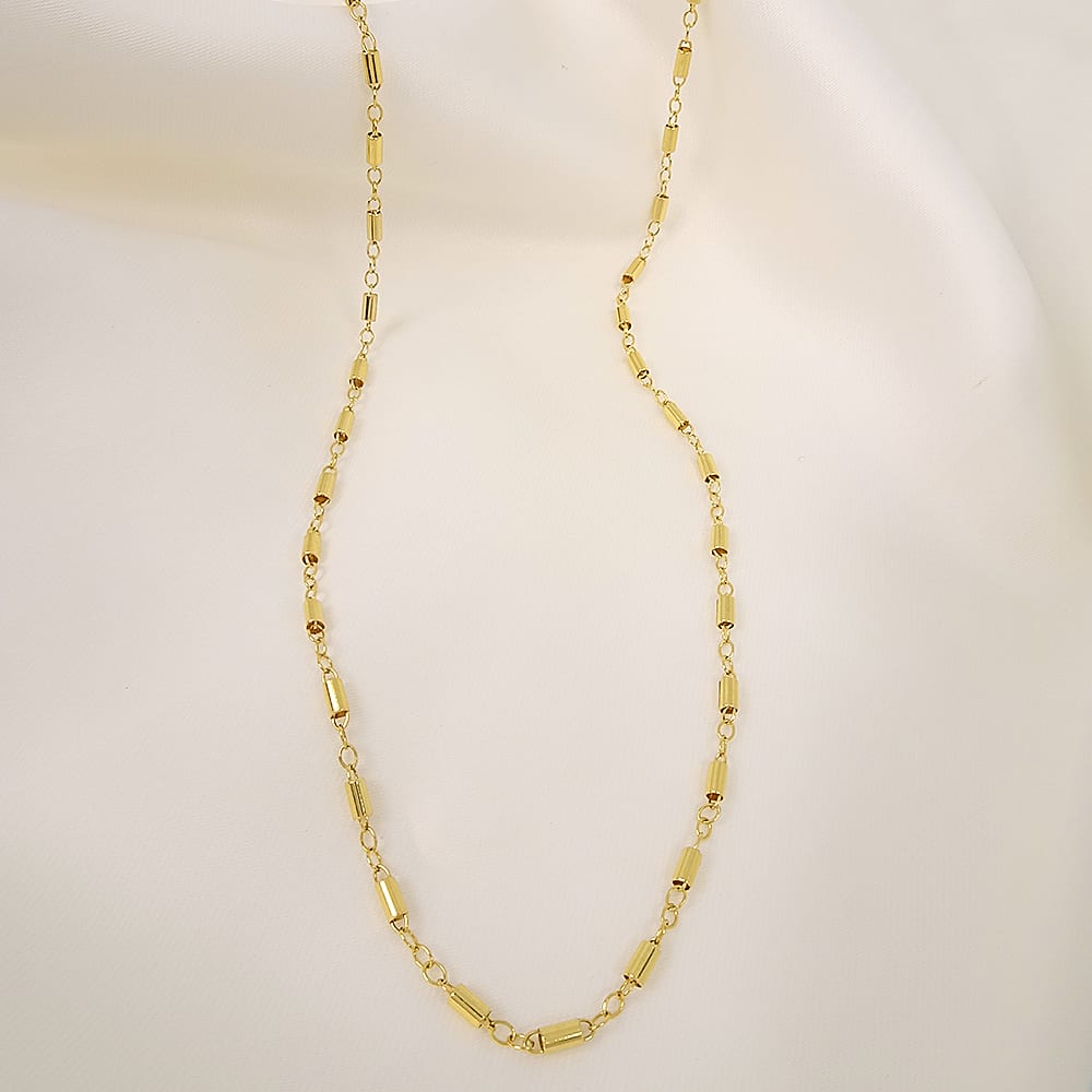 Collar Lorenza Tubitos 45CM GOLD FILLED 14/20 KT Collar Lorenza Tubitos 45CM GOLD FILLED 14/20 KT