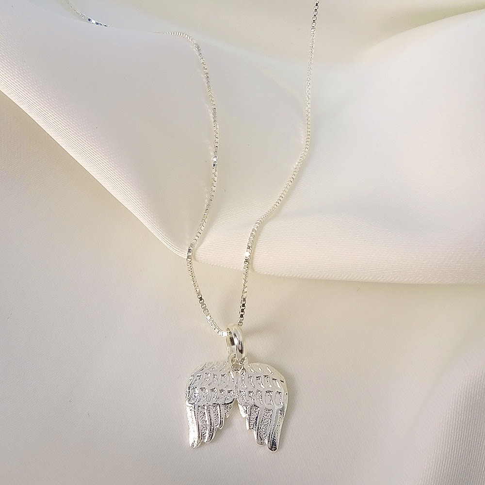 Collar alitas de Ángel PLATA 925 Collar alitas de Ángel PLATA 925