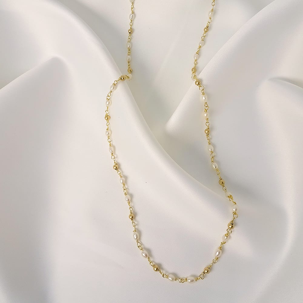 Collar Sofi Corali Perlas GOLD FILLED 14/20 KT Collar Sofi Corali Perlas GOLD FILLED 14/20 KT