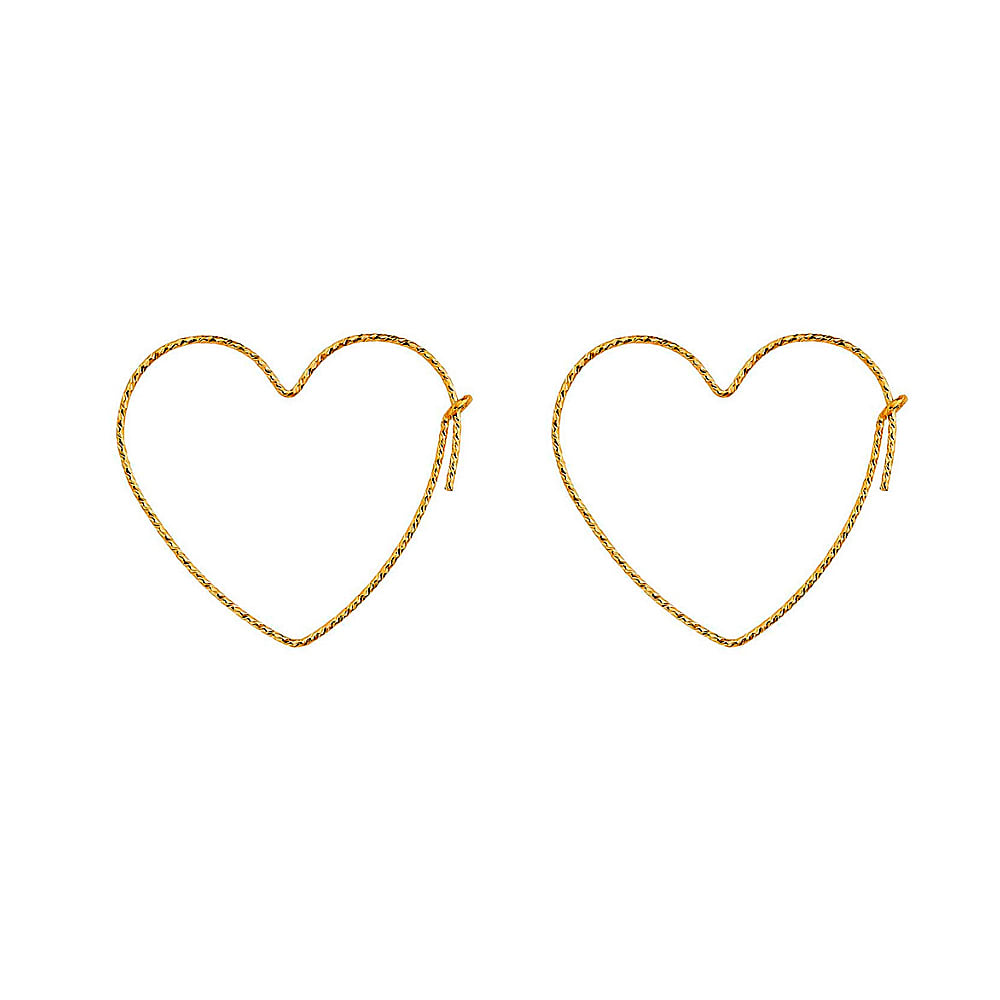 Argollas Loved Textura 27MM GOLD FILLED 14/20KT Argollas Loved Textura 27MM GOLD FILLED 14/20KT