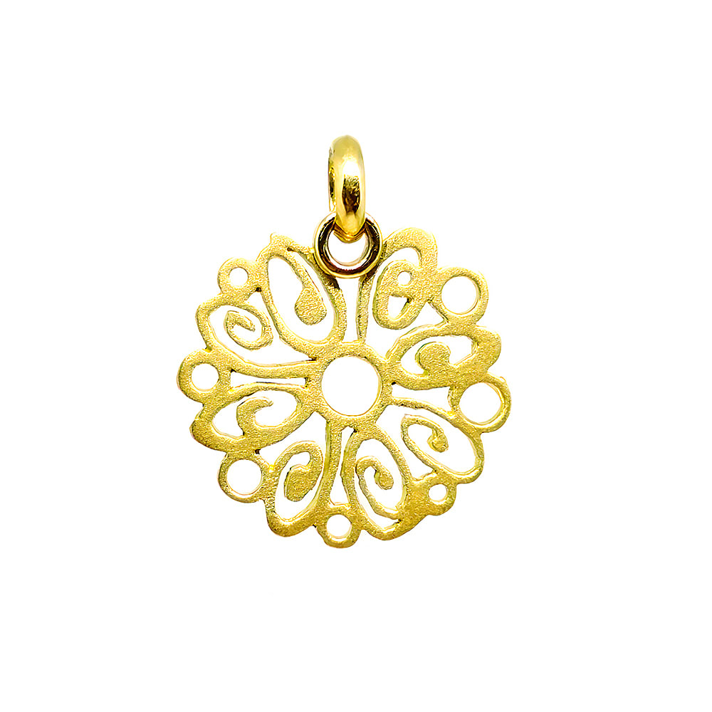 Dije Arabesco M Oro 18 Kt Dije Arabesco M Oro 18 Kt