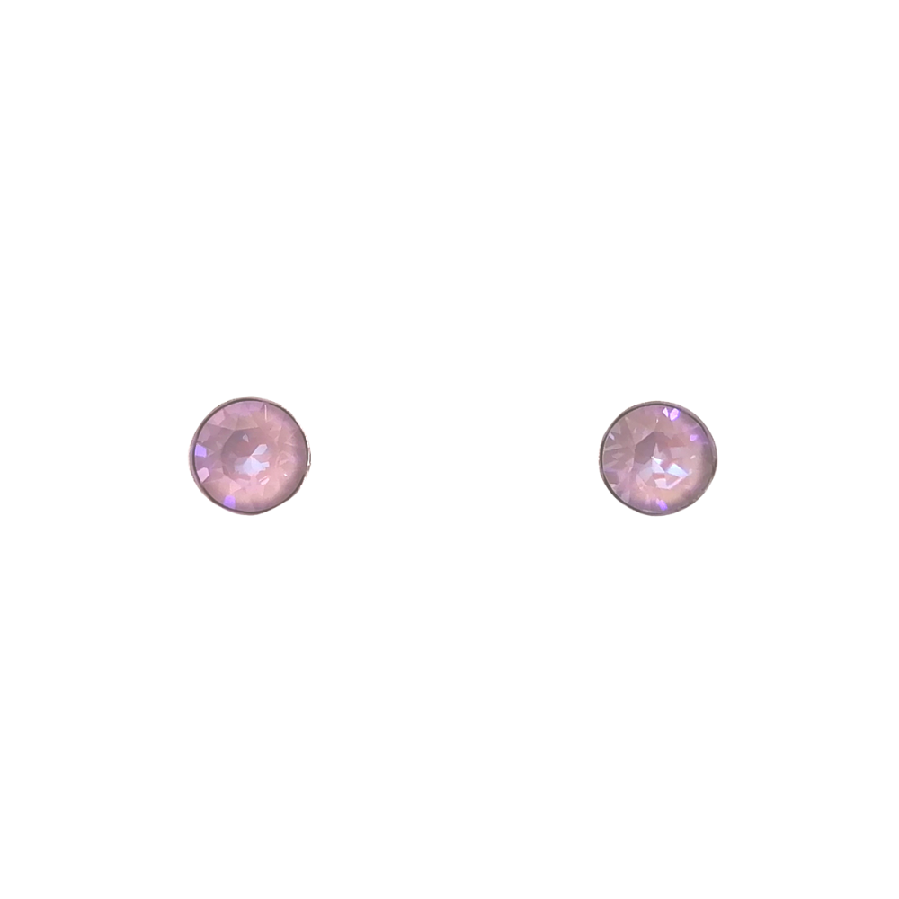 Arete Platillo Rosa Mate Arete Platillo Rosa Mate