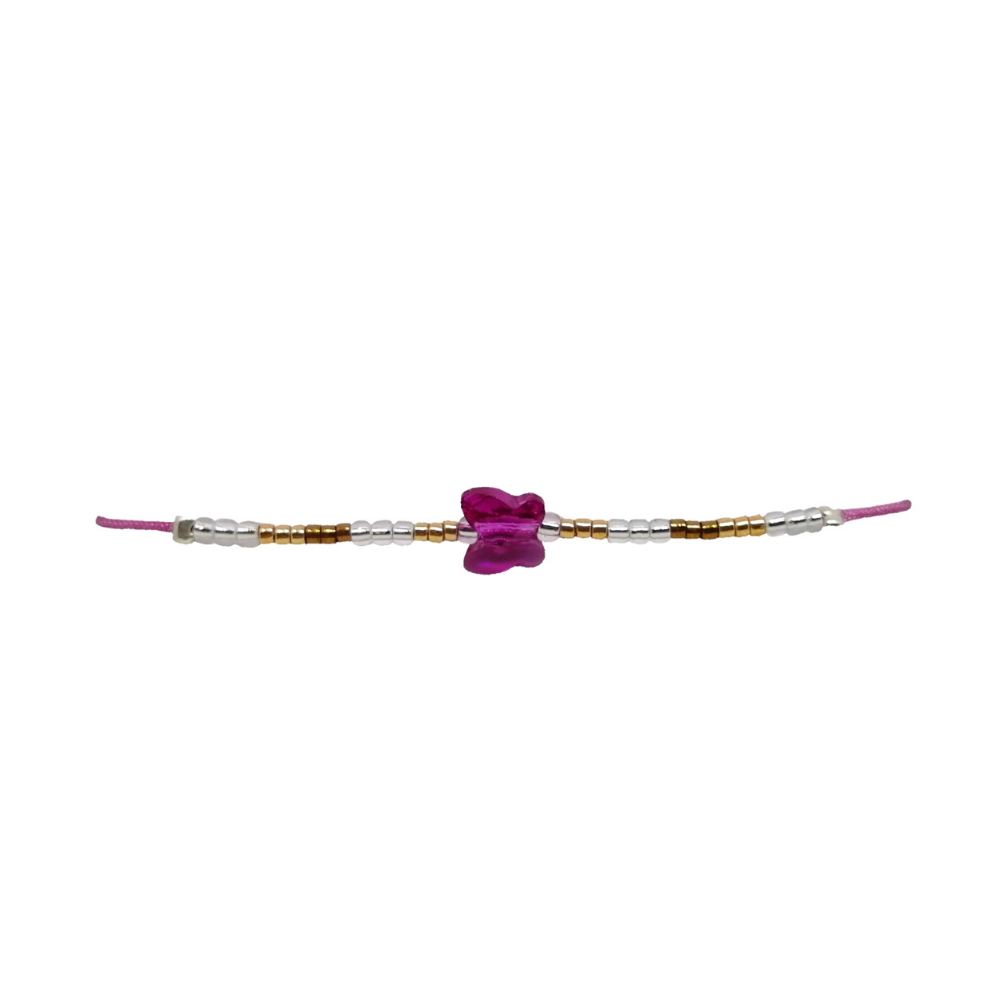 Pulsera Mariposa Fuxia Pulsera Mariposa Fuxia