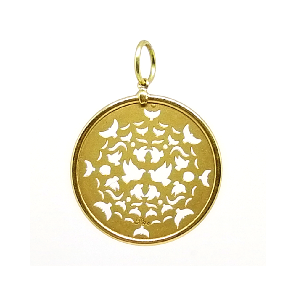 Dije Mandala M Paz Oro 18 Kt Dije Mandala M Paz Oro 18 Kt