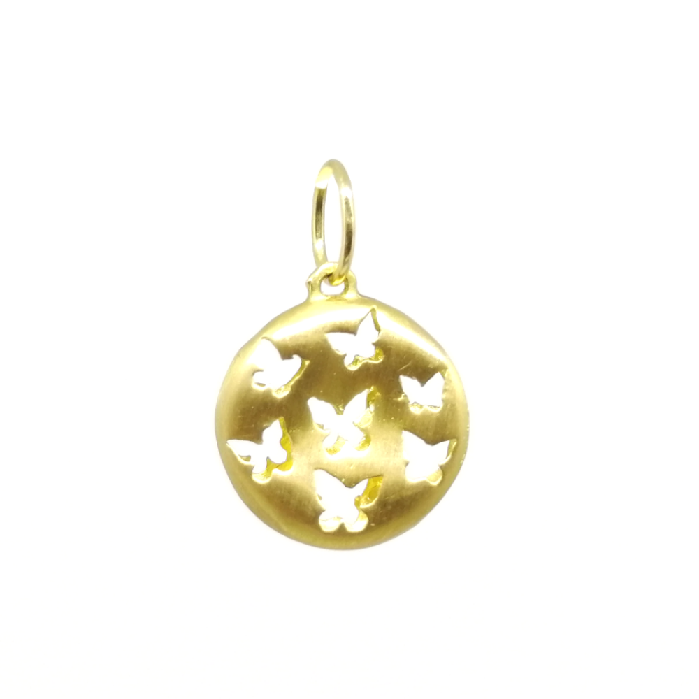 Dije Calado Mariposa Oro 18 Kt Dije Calado Mariposa Oro 18 Kt
