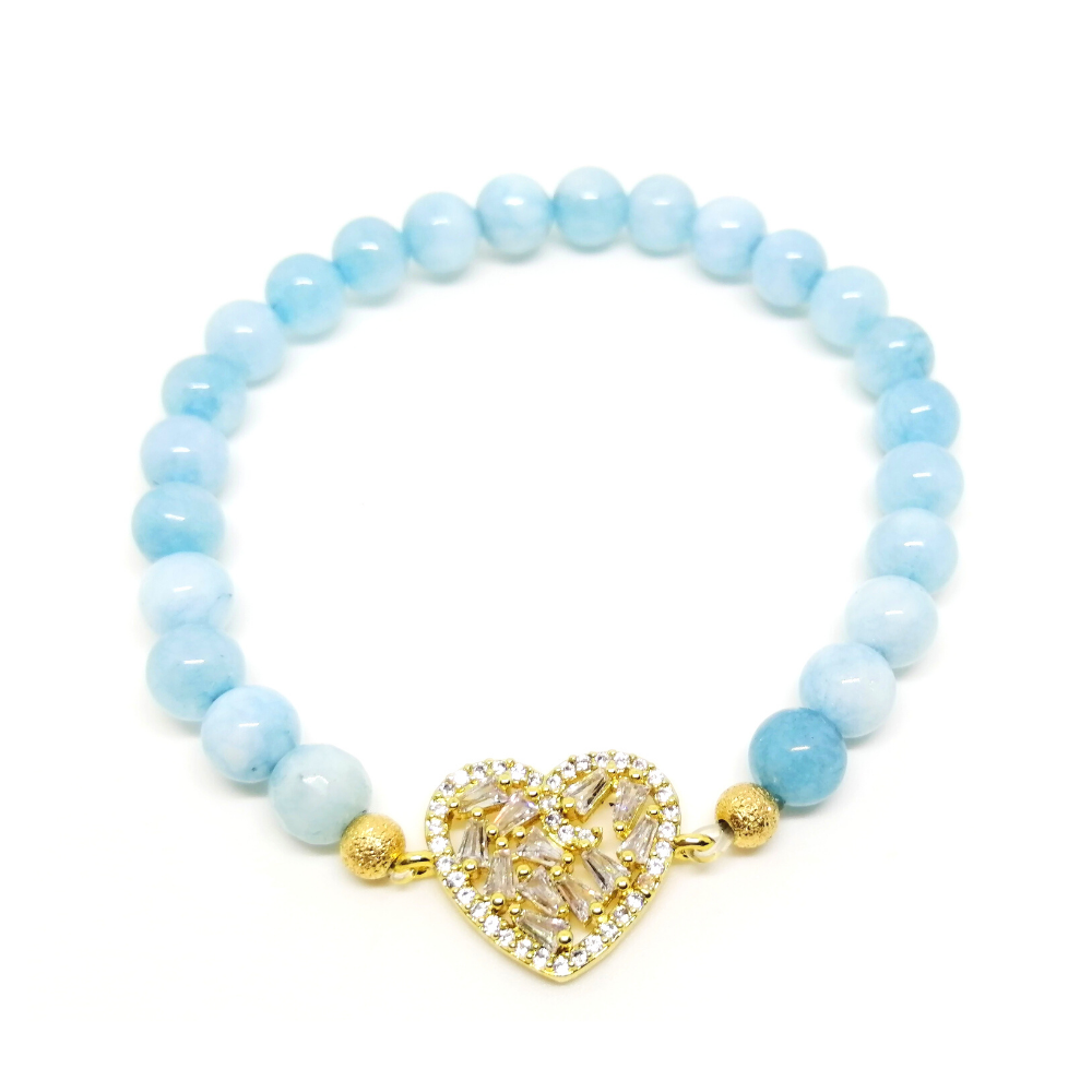 Pulsera Cleo Agata Corazon FS Pulsera Cleo Agata Corazon FS