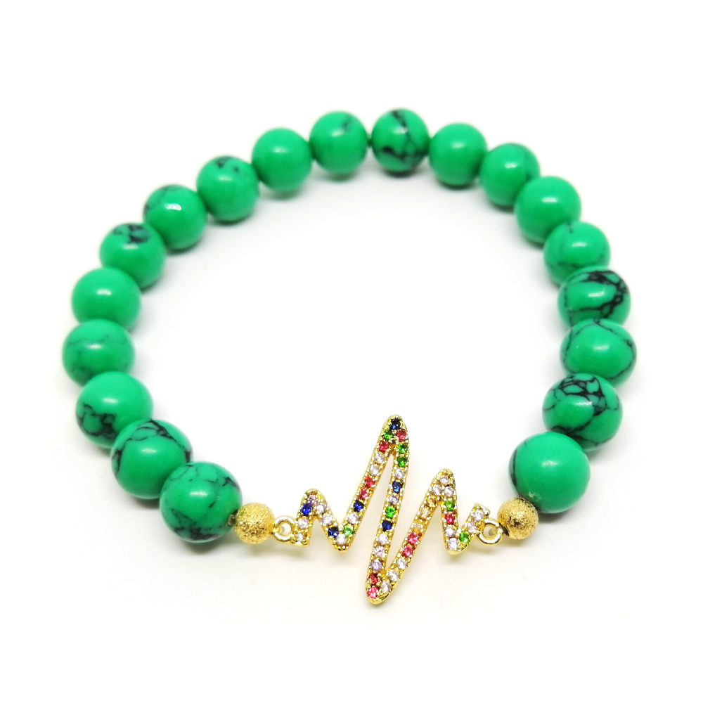 Pulsera Ariana Malaquita Rayito Airis FS Pulsera Ariana Malaquita Rayito Airis FS