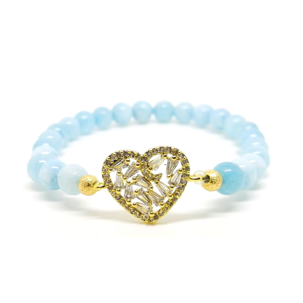 Pulsera Cleo Agata Corazon FS Pulsera Cleo Agata Corazon FS