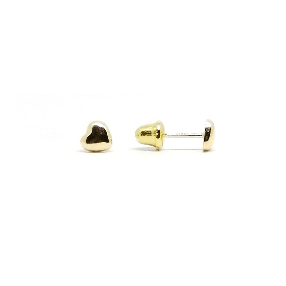 Arete Abridor Corazoncito S Oro 18 KT Arete Abridor Corazoncito S Oro 18 KT
