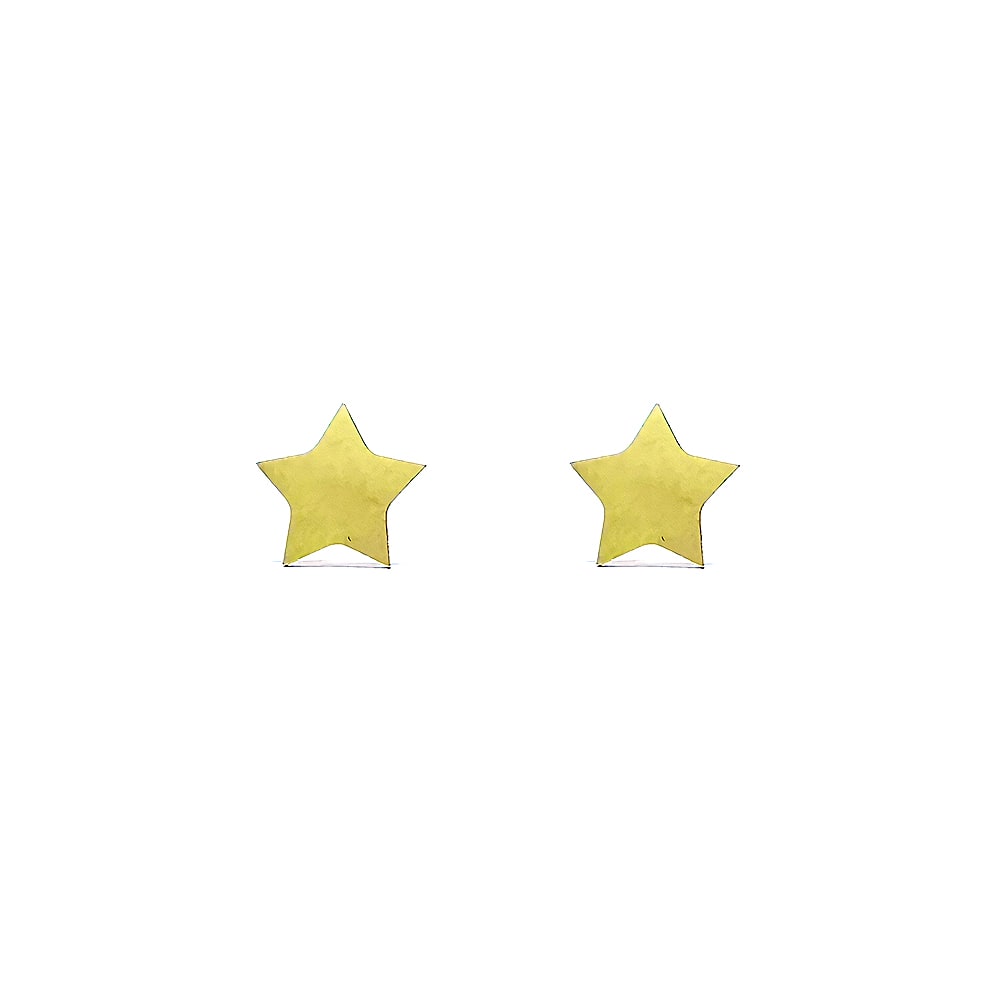 Arete Estrellina Oro 18 Kt Arete Estrellina Oro 18 Kt