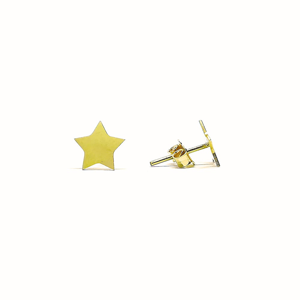 Arete Estrellina Oro 18 Kt Arete Estrellina Oro 18 Kt