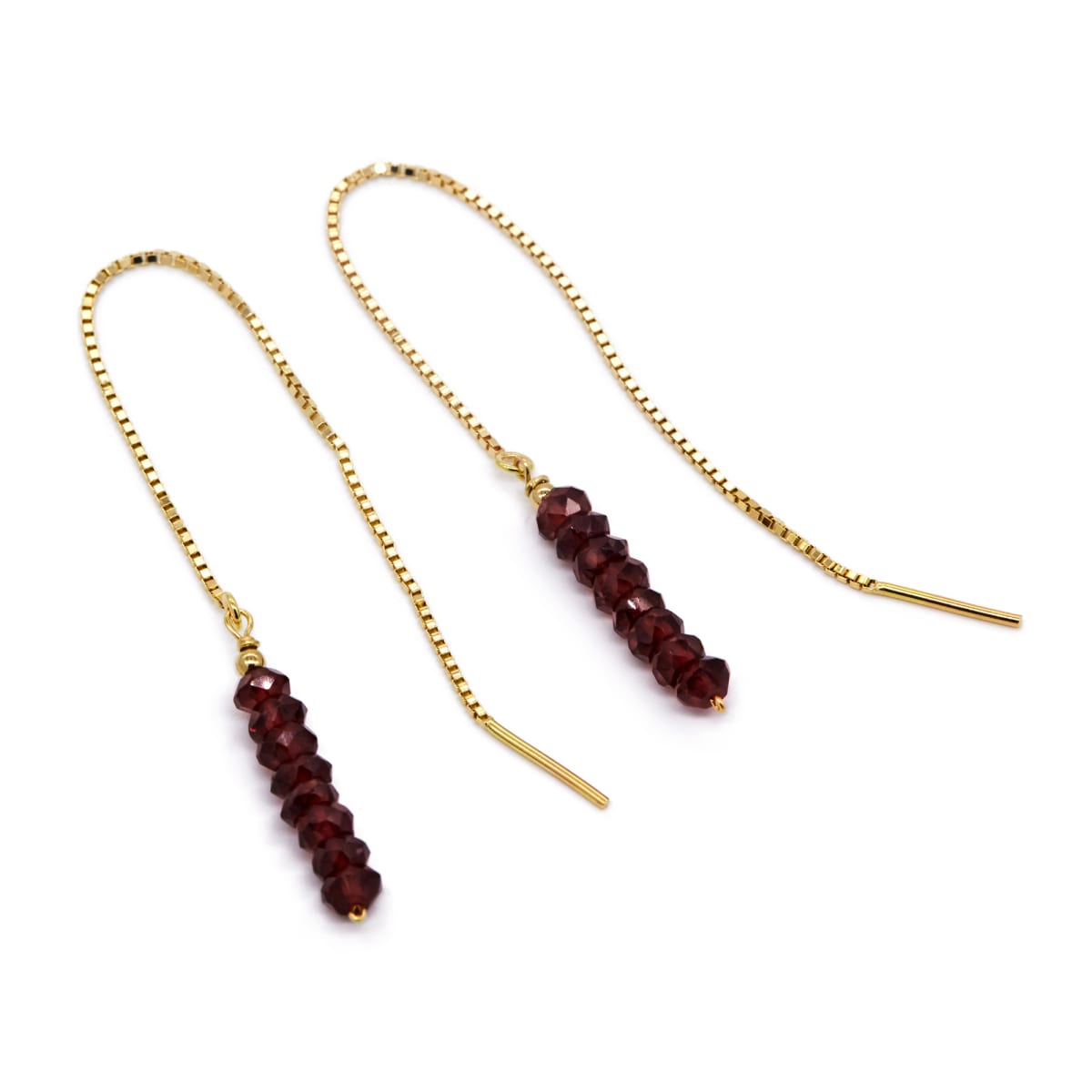 Arete Paris Granate ORO 18K Arete Paris Granate ORO 18K