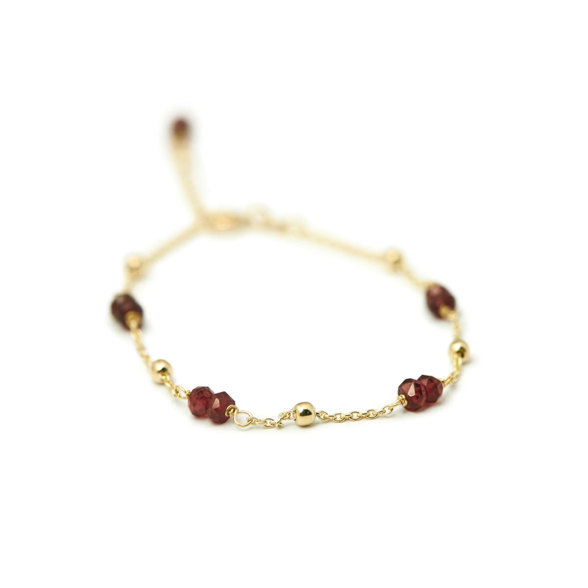 Pulsera Ilse Granate ORO 18KT Pulsera Ilse Granate ORO 18KT