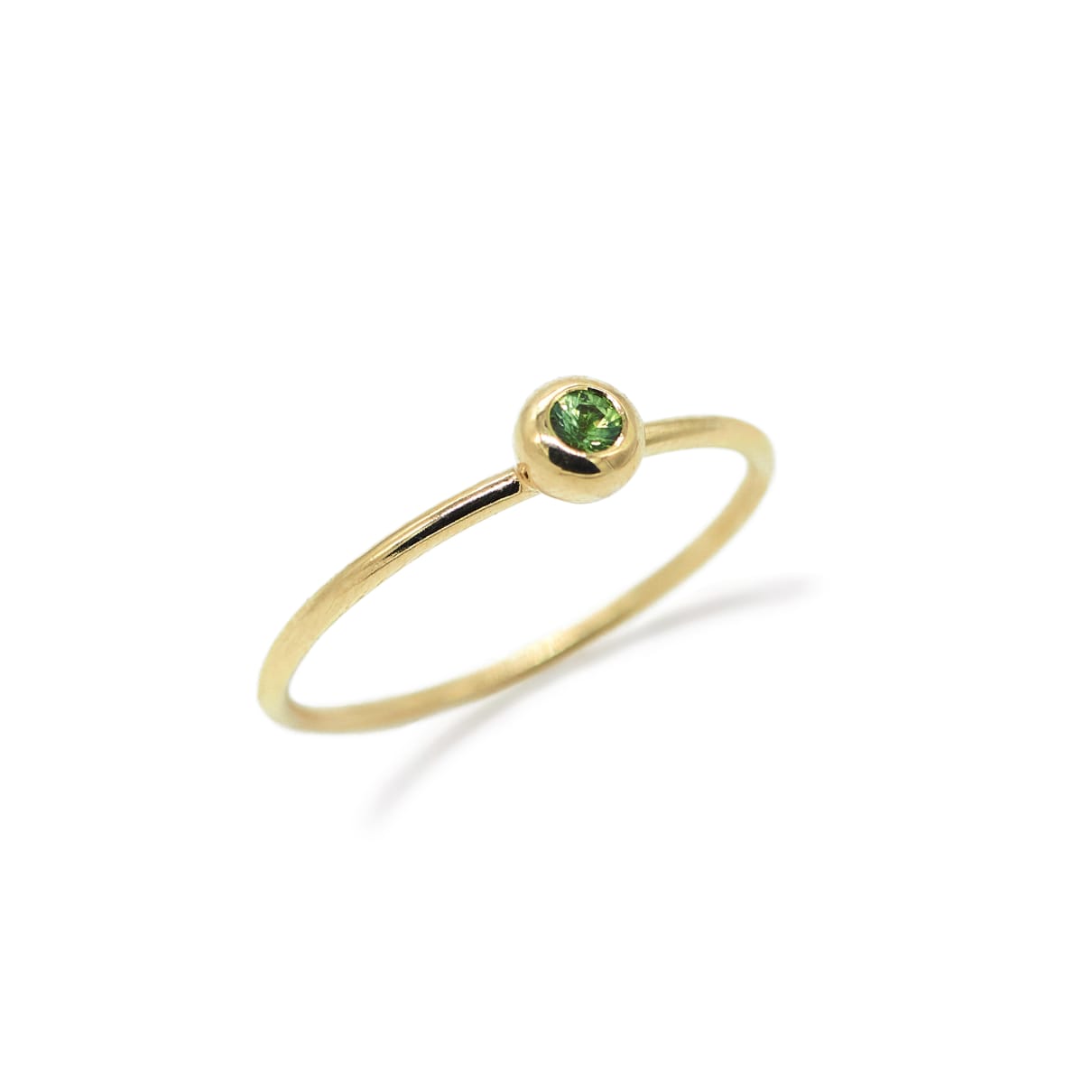 Anillo Ilse Turmalina Verde ORO18K Anillo Ilse Turmalina Verde ORO18K