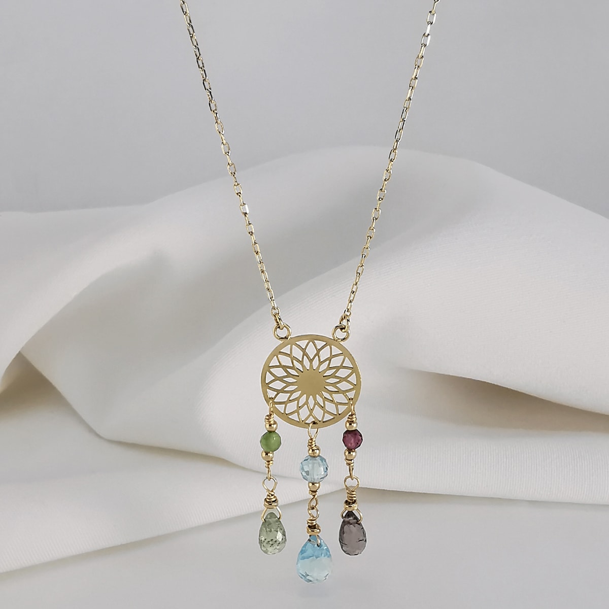 Collar Atrapa Sueños de Esperanza Oro 18Kt Collar Atrapa Sueños de Esperanza Oro 18Kt