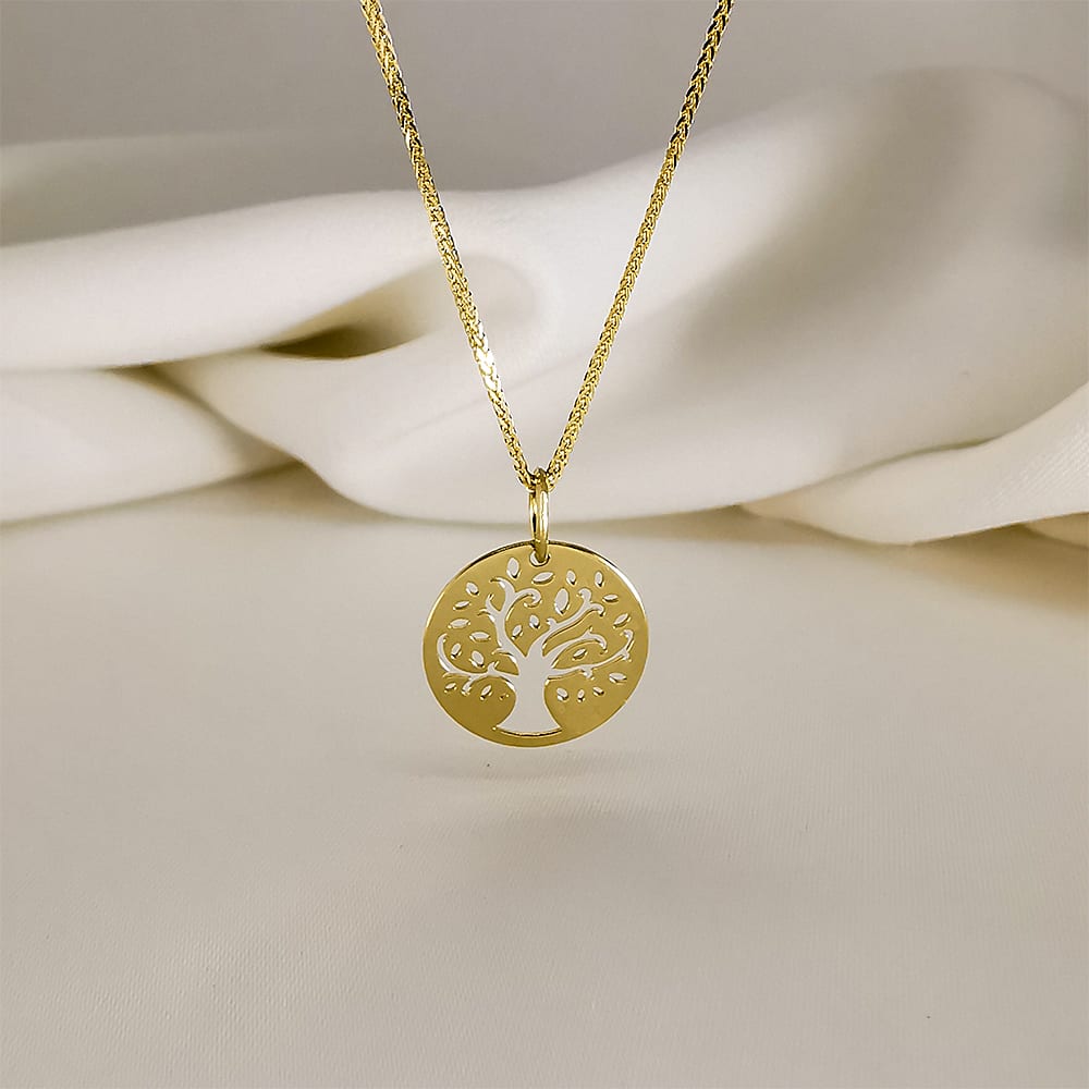Dije Placa Arbol de la Vida Calado M Oro 18Kt Dije Placa Arbol de la Vida Calado M Oro 18Kt