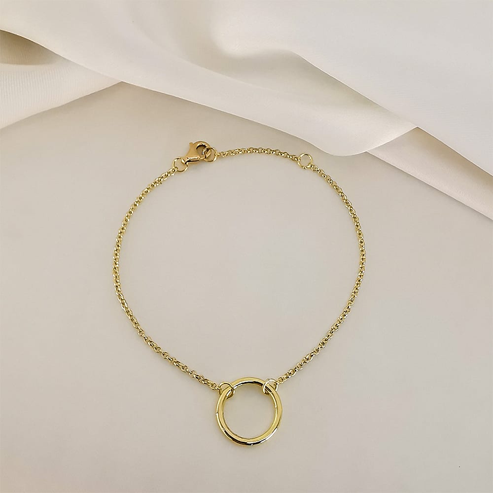 PULSERA KARMA S CADENA ARGOLLADA ORO 18K PULSERA KARMA S CADENA ARGOLLADA ORO 18K
