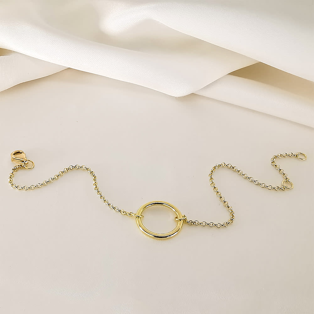 PULSERA KARMA S CADENA ARGOLLADA ORO 18K PULSERA KARMA S CADENA ARGOLLADA ORO 18K