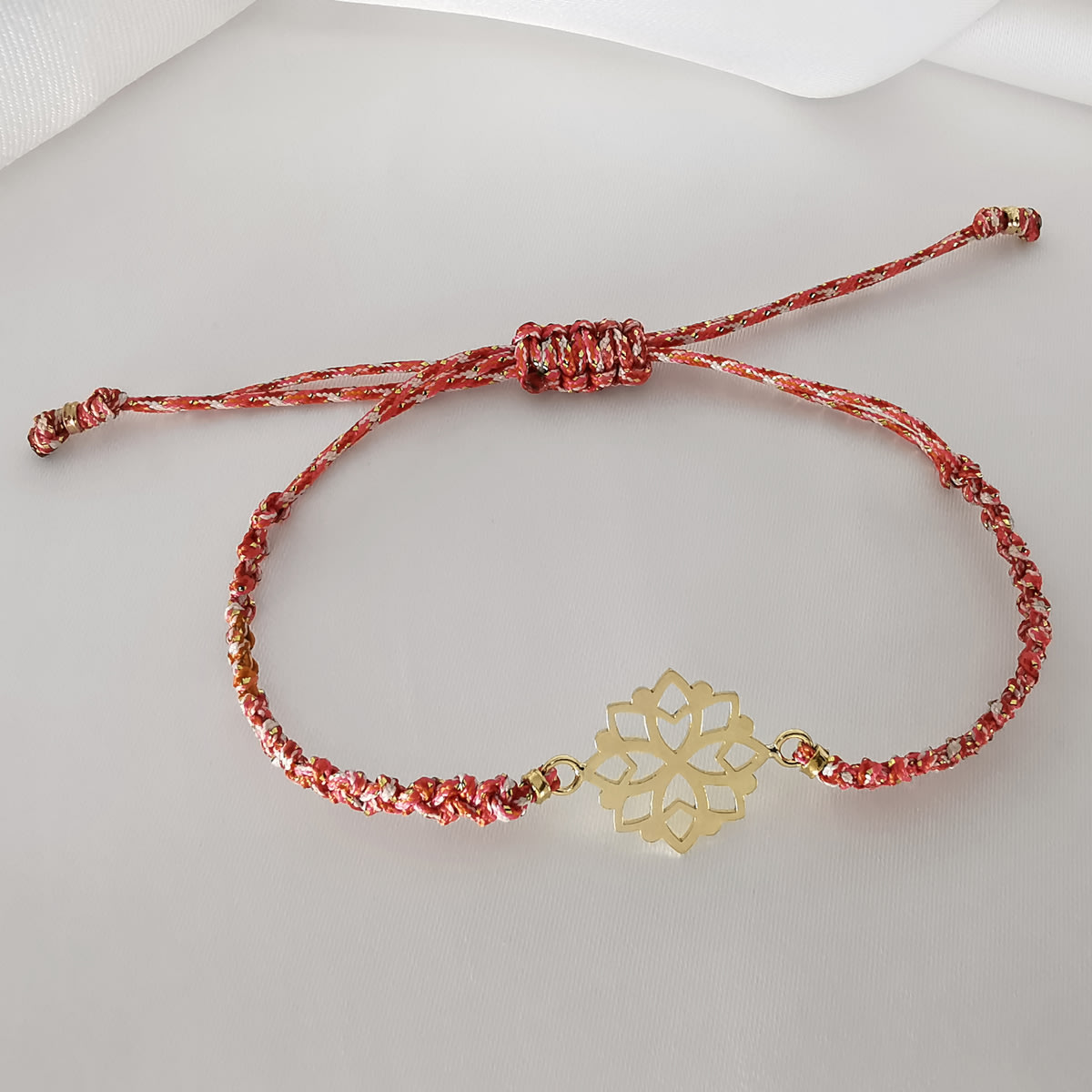 PULSERA PITI CORAL DJ MANDALA ESTRELLA ORO 18K PULSERA PITI CORAL DJ MANDALA ESTRELLA ORO 18K