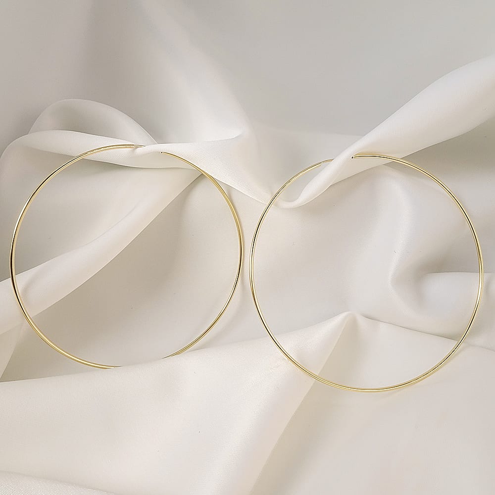 Argolla Hoop Pia 70MM GOLD FILLED 14/20 KT Argolla Hoop Pia 70MM GOLD FILLED 14/20 KT