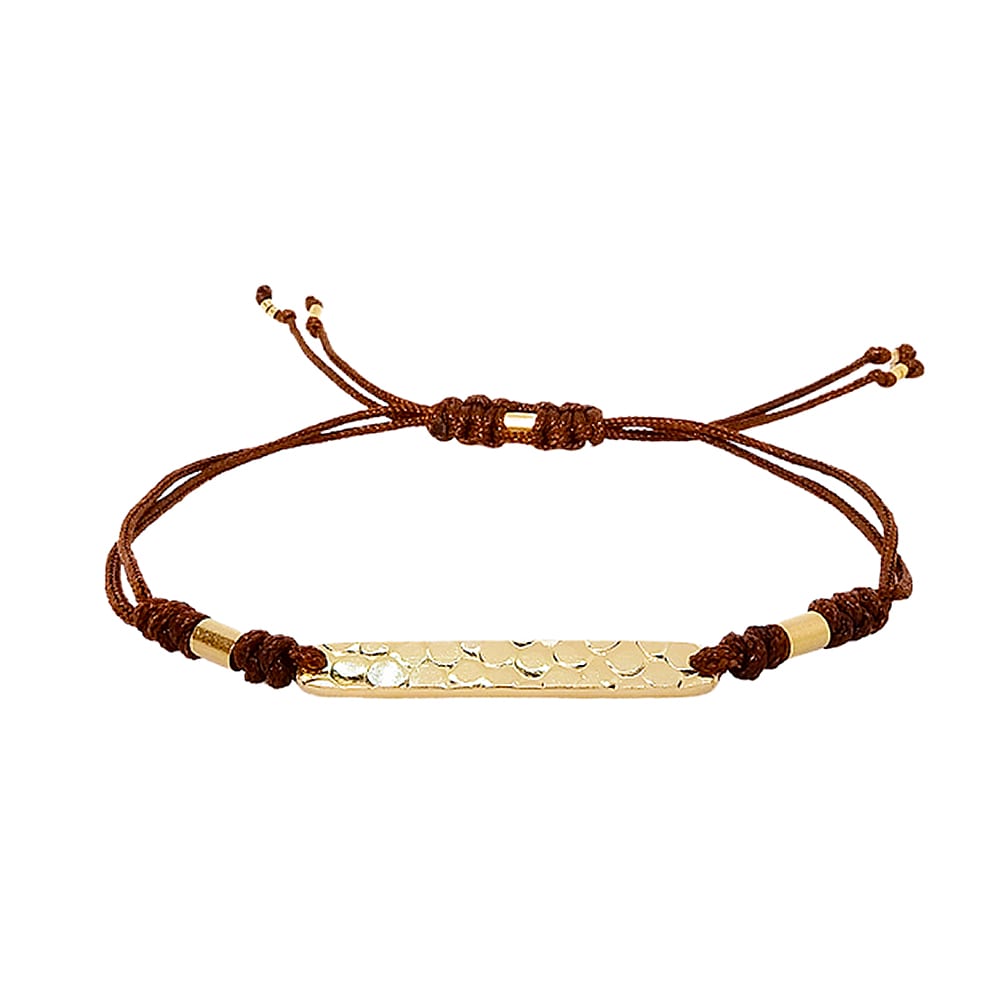 Pulsera Burbuja Marrón GOLD FILLED 14/20 KT Pulsera Burbuja Marrón GOLD FILLED 14/20 KT