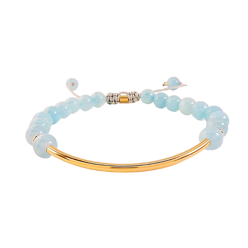 Pulsera Orianna S Agua Marina GOLD FILLED 14/20KT Pulsera Orianna S Agua Marina GOLD FILLED 14/20KT