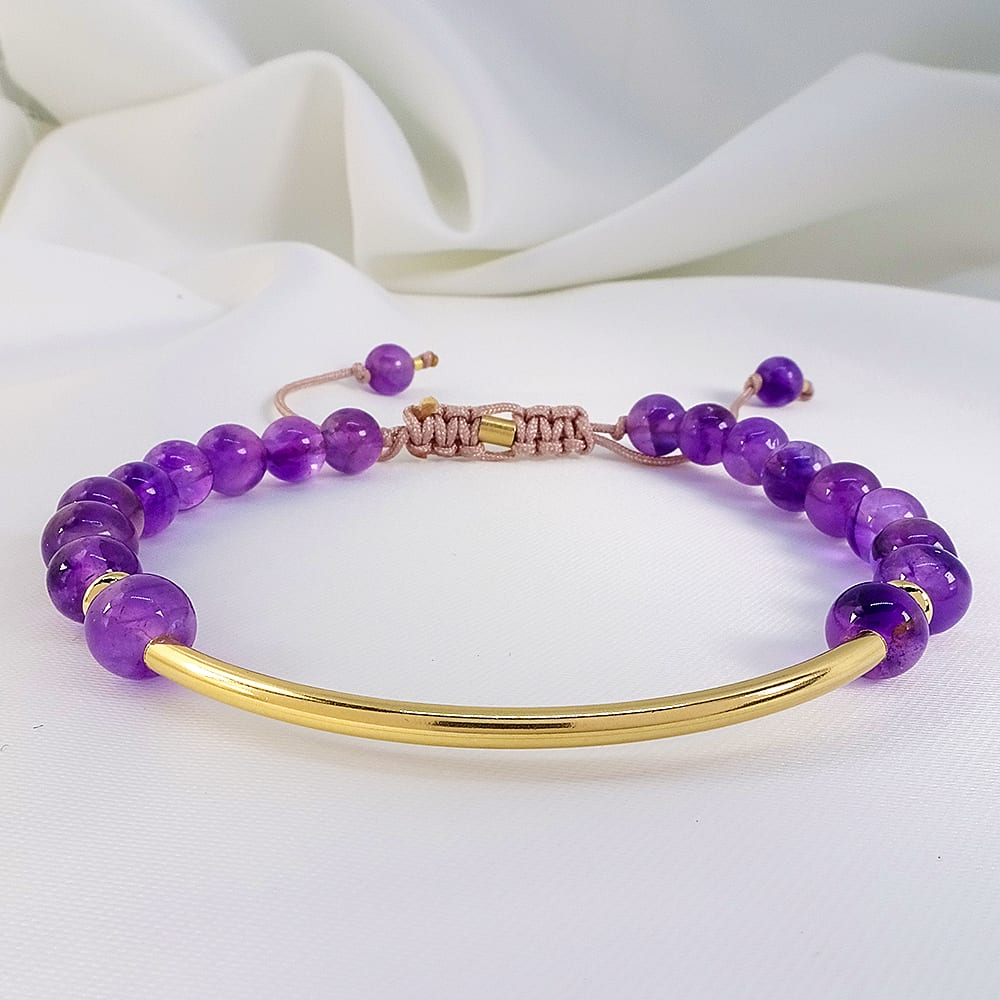 Pulsera Orianna S Amatista GOLD FILLED 14/20KT Pulsera Orianna S Amatista GOLD FILLED 14/20KT