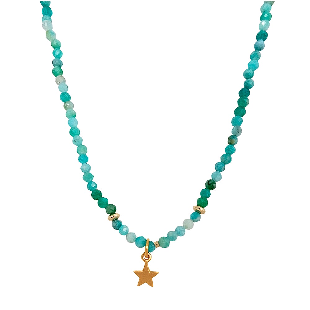 Collar Samara Amazonita GOLD FILLED 14/20KT Collar Samara Amazonita GOLD FILLED 14/20KT
