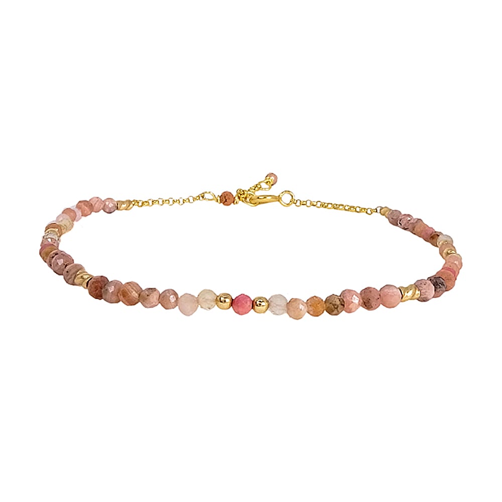 Pulsera Sole Rodolita GOLD FILLED 14/20KT GF Pulsera Sole Rodolita GOLD FILLED 14/20KT GF