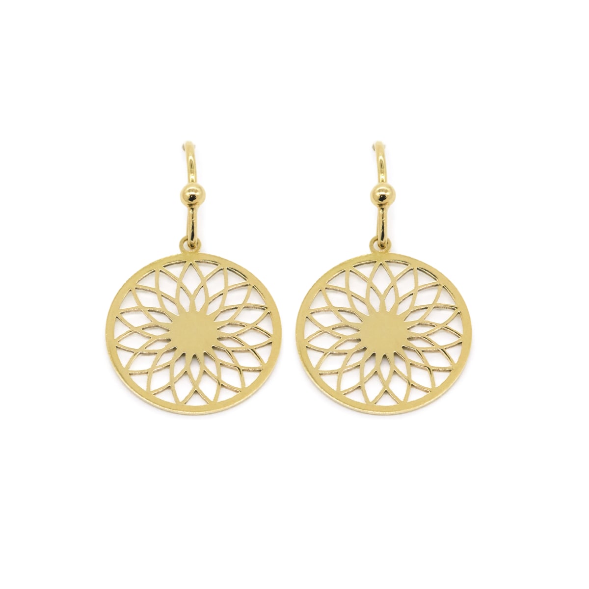 Arete Flor de Loto ORO 18KT Arete Flor de Loto ORO 18KT