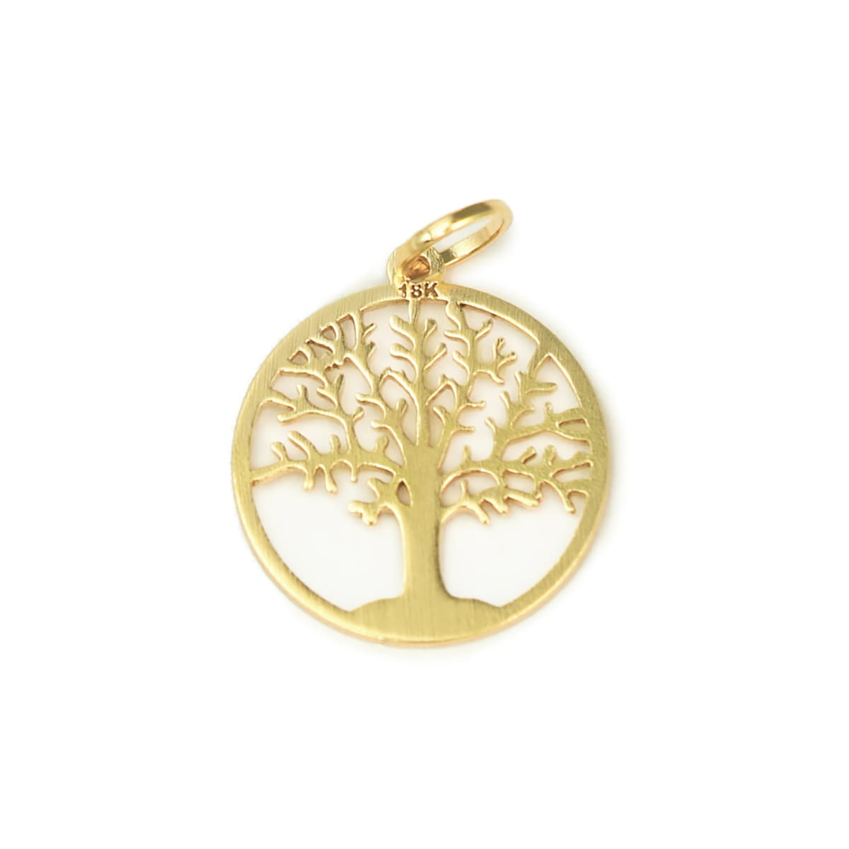 Dije Arbol de la Vida Silueta L Oro 18 Kt Dije Arbol de la Vida Silueta L Oro 18 Kt