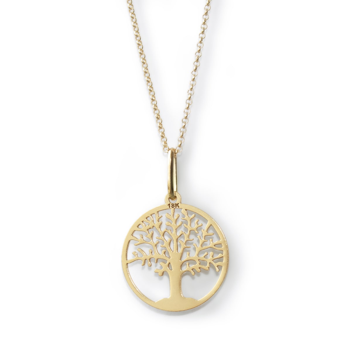 Dije Arbol de la Vida Silueta L Oro 18 Kt Dije Arbol de la Vida Silueta L Oro 18 Kt