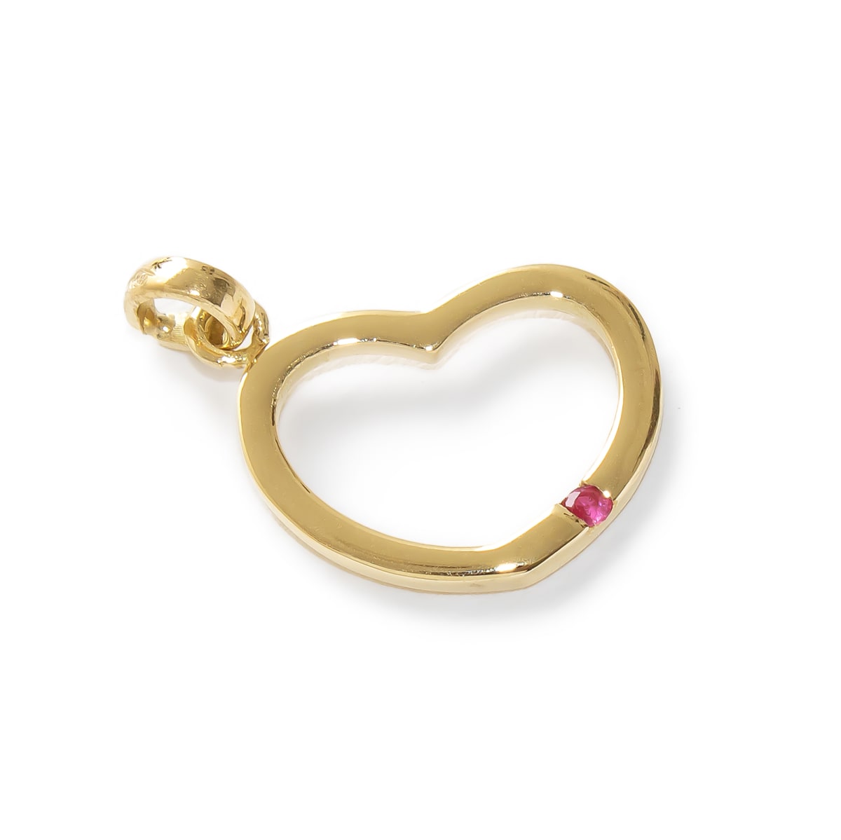Corazon con Rubi ORO 18 KT Corazon con Rubi ORO 18 KT
