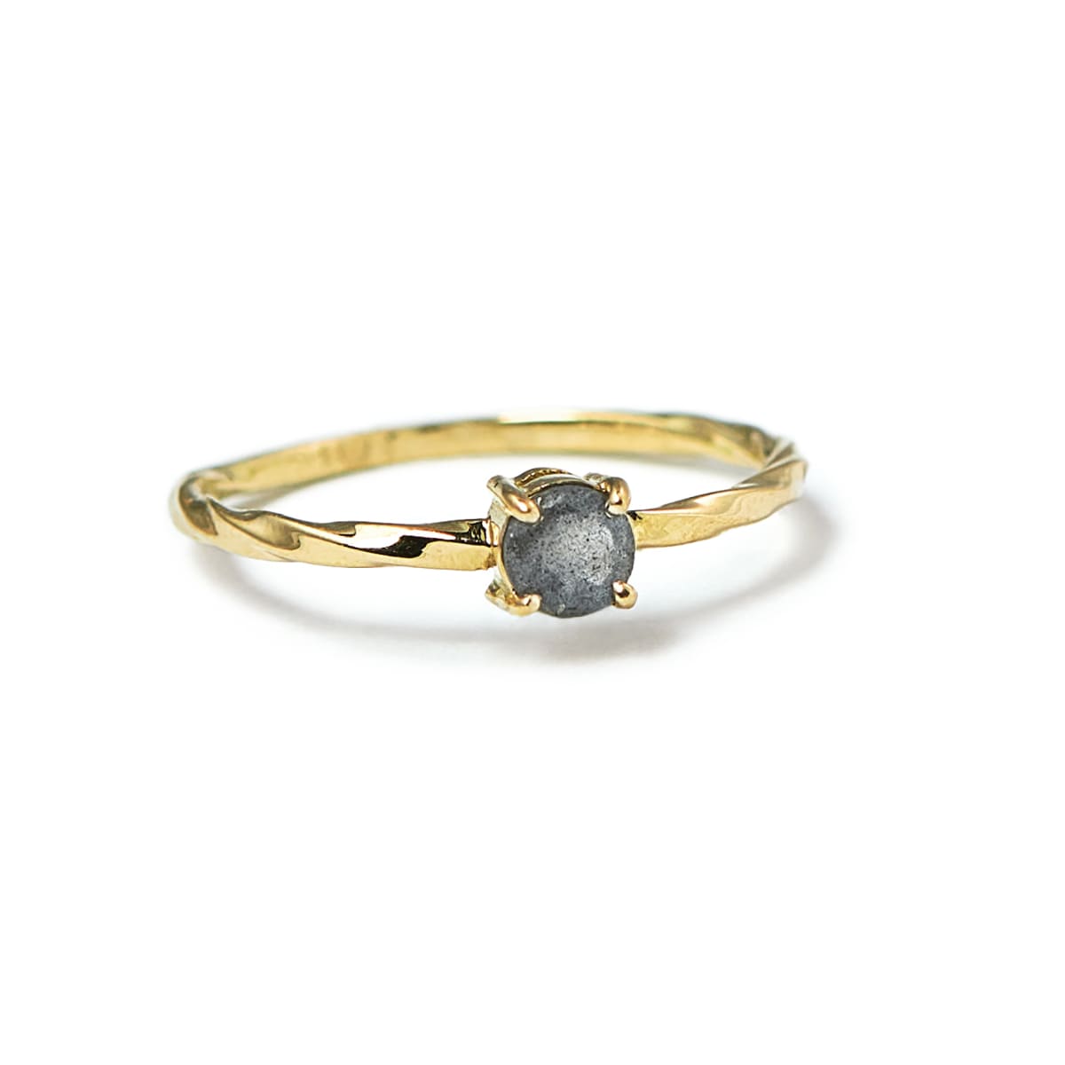 Anillo Leonore Labradorita ORO 18K AUAM Anillo Leonore Labradorita ORO 18K AUAM