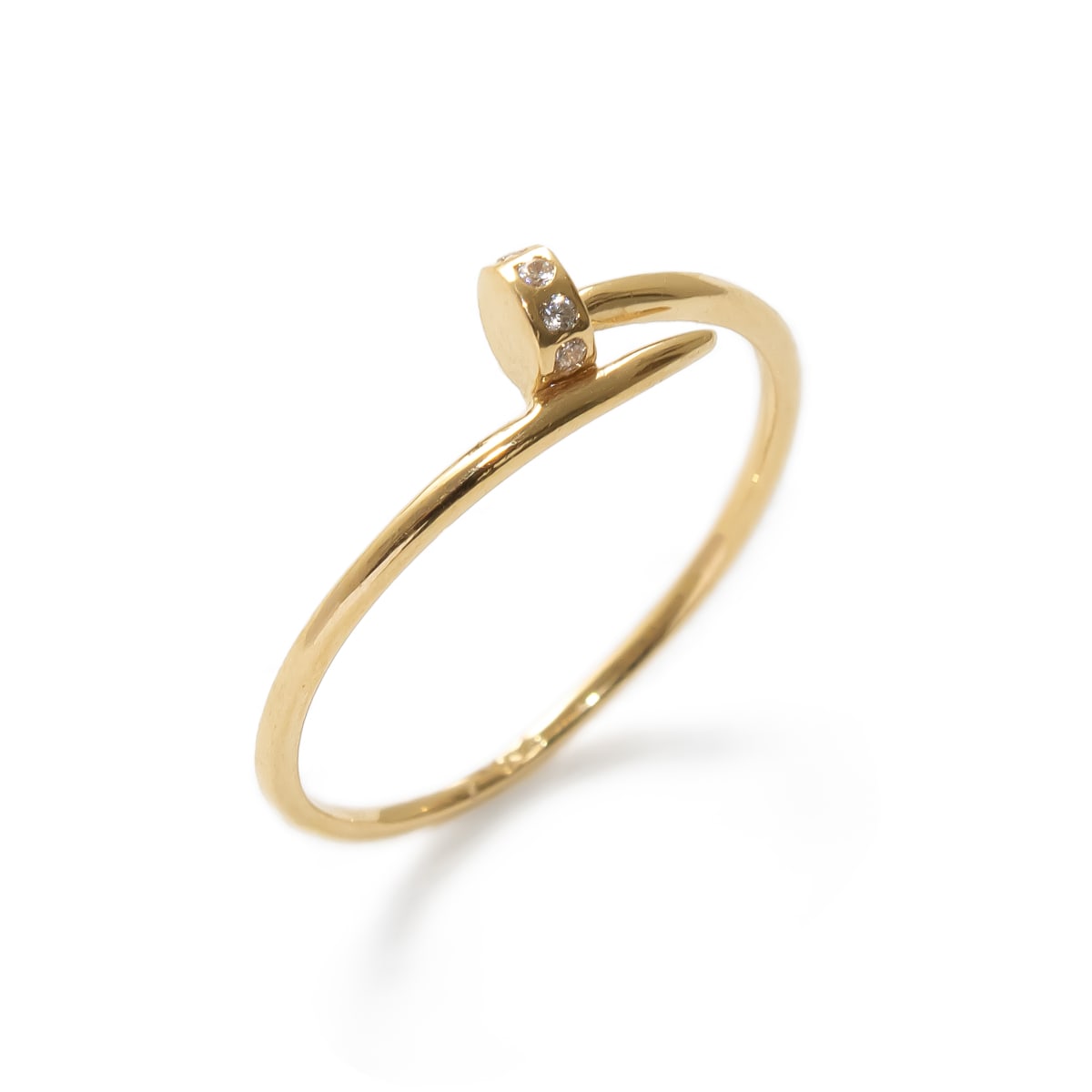 Anillo Clove Cristal T6.5 ORO 18 KT Anillo Clove Cristal T6.5 ORO 18 KT