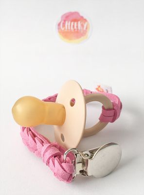 ROSA VIEJO Portachupete Trenzado Ecocuero Cheeky Monkey ROSA VIEJO Portachupete Trenzado Ecocuero Cheeky Monkey