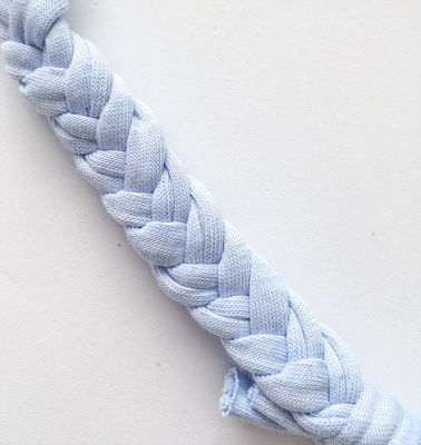 BABY BLUE Portachupete Trenzado Algodón Cheeky Monkey BABY BLUE Portachupete Trenzado Algodón Cheeky Monkey