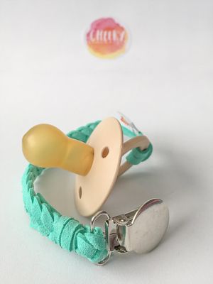 TURQUESA Portachupete Trenzado Ecocuero Cheeky Monkey TURQUESA Portachupete Trenzado Ecocuero Cheeky Monkey