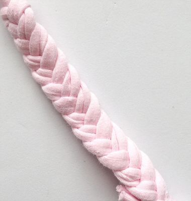 LIGHT BABY PINK Portachupetes Trenzado Algodón Cheeky Monkey LIGHT BABY PINK Portachupetes Trenzado Algodón Cheeky Monkey