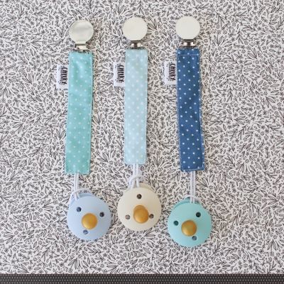 BABY BLUE Portachupete Tela Cheeky Monkey BABY BLUE Portachupete Tela Cheeky Monkey