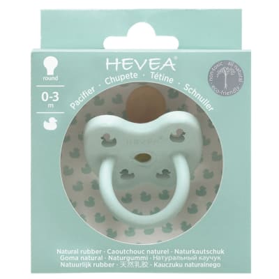Chupete Hevea, Mellow Mint (Redondo, 0-3 meses) Chupete Hevea, Mellow Mint (Redondo, 0-3 meses)