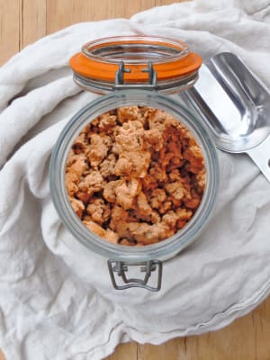 Carne Vegetal Soya Oscura Chica 500 gramos