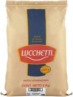 Fideos Mostacholli Luchetti 5 kilos