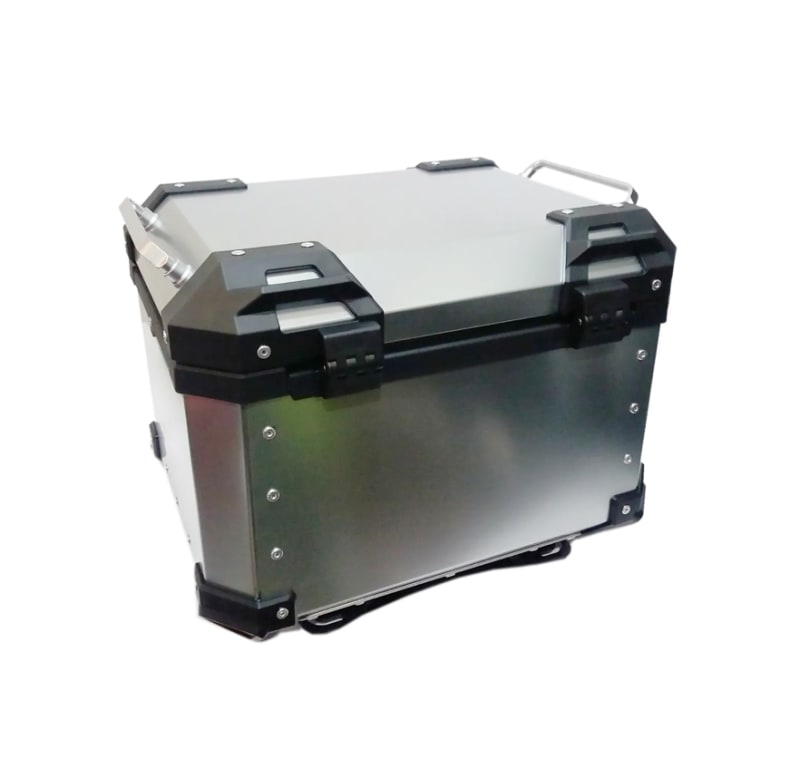 MALETA TOP CASE ALUMINIO E-70 GRIS | MR7 - Cascos, agv, motos